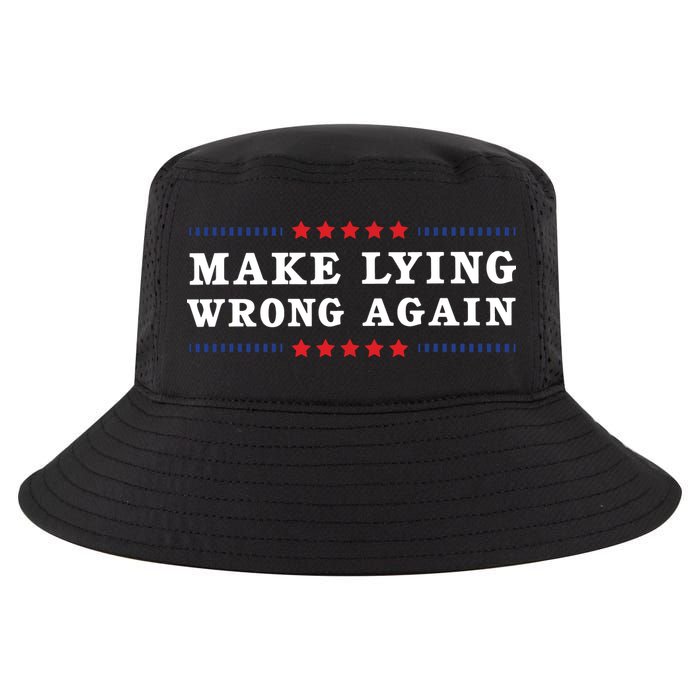 Make Lying Wrong Again Anti Trump Cool Comfort Performance Bucket Hat