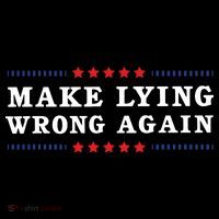 Make Lying Wrong Again Anti Trump Zip Tote Bag
