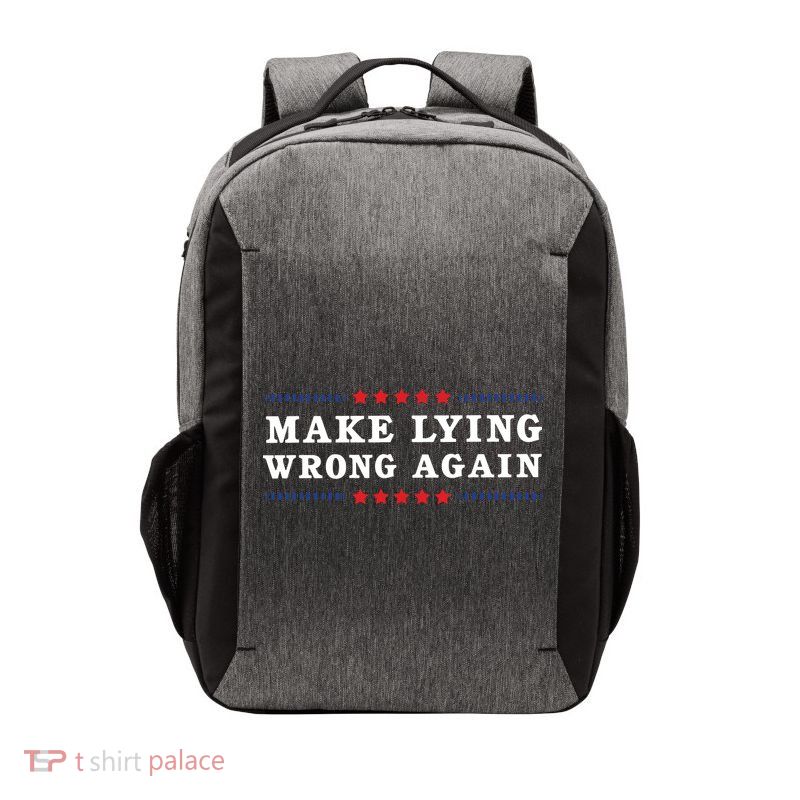 Make Lying Wrong Again Anti Trump Vector Backpack