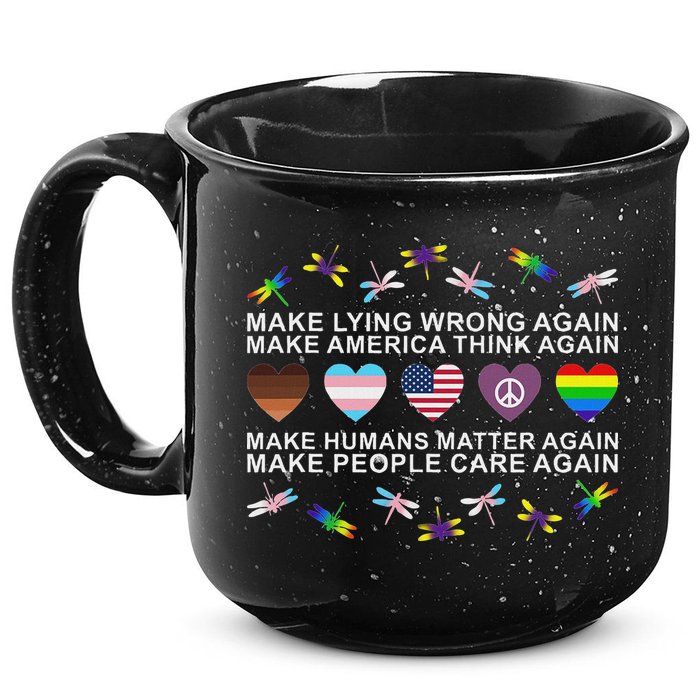 Make Lying Wrong Again Human’S Rights Apparel 15oz Campfire Ceramic Mug