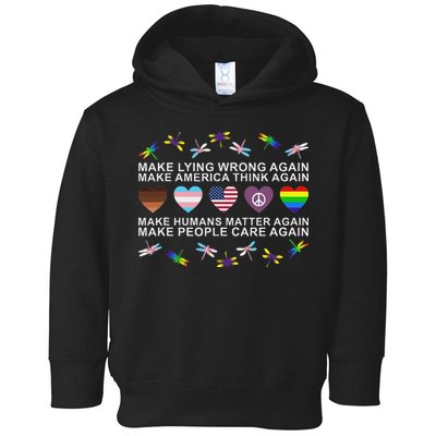 Make Lying Wrong Again Human’S Rights Apparel Toddler Hoodie
