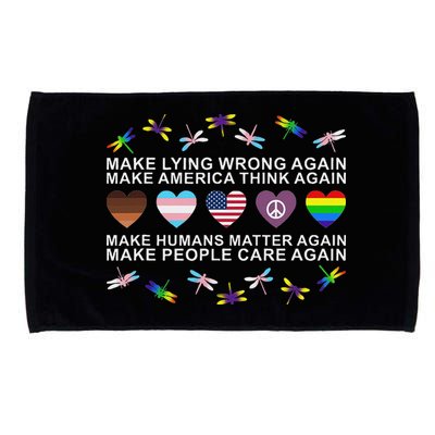 Make Lying Wrong Again Human’S Rights Apparel Microfiber Hand Towel