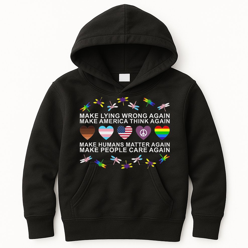 Make Lying Wrong Again Human’S Rights Apparel Kids Hoodie