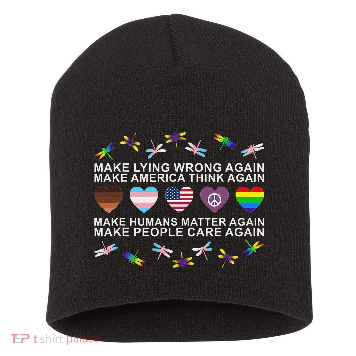 Make Lying Wrong Again Human’S Rights Apparel Short Acrylic Beanie