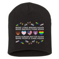 Make Lying Wrong Again Human’S Rights Apparel Short Acrylic Beanie