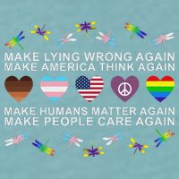 Make Lying Wrong Again Human’S Rights Apparel Sueded Cloud Jersey T-Shirt