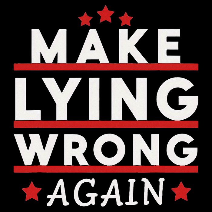 Make Lying Wrong Again Drawstring Bag