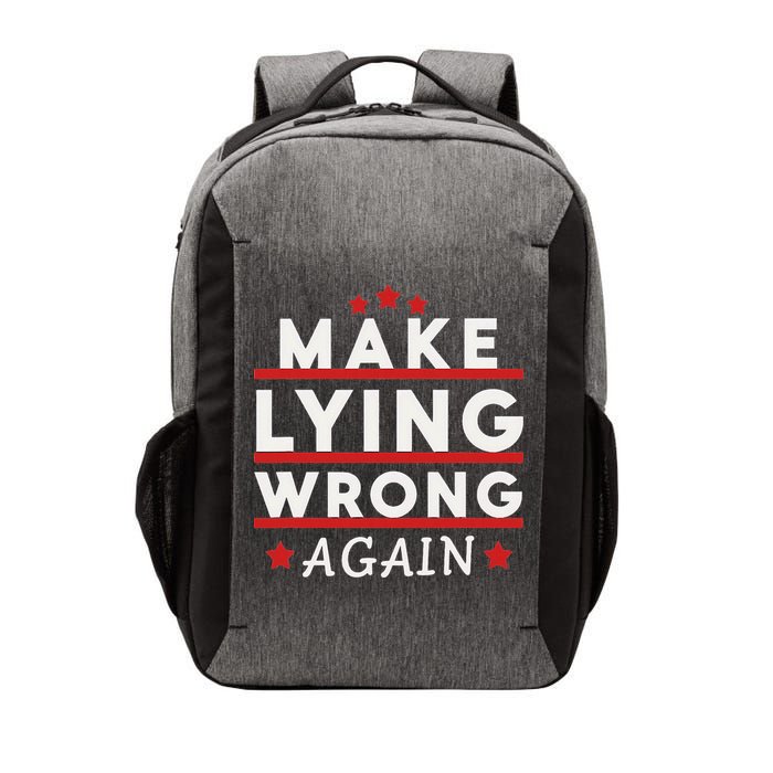 Make Lying Wrong Again Vector Backpack
