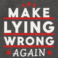 Make Lying Wrong Again Vector Backpack