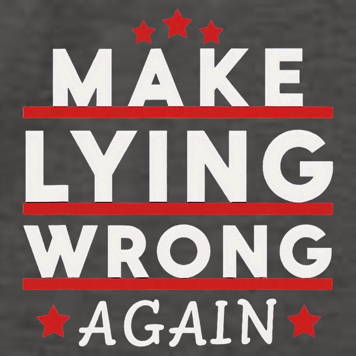 Make Lying Wrong Again Vector Backpack