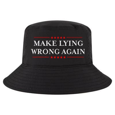 Make Lying Wrong Again Gift Resist Racism Anti Trump Cool Comfort Performance Bucket Hat