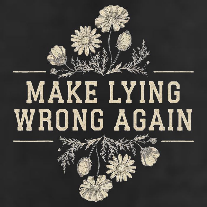 Make Lying Wrong Again Wildflowers Anti Trump Subtle Protest 15oz Campfire Ceramic Mug