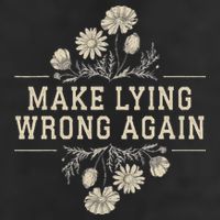 Make Lying Wrong Again Wildflowers Anti Trump Subtle Protest Golf Towel
