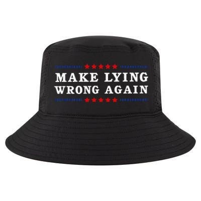 Make Lying Wrong Again Anti Trump Cool Comfort Performance Bucket Hat