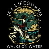 My Lifeguard Walks On Water Christian Faith In Jesus 16 in Basic Backpack