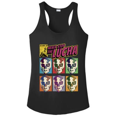 Mexican Lucha Wrestling Ladies PosiCharge Competitor Racerback Tank