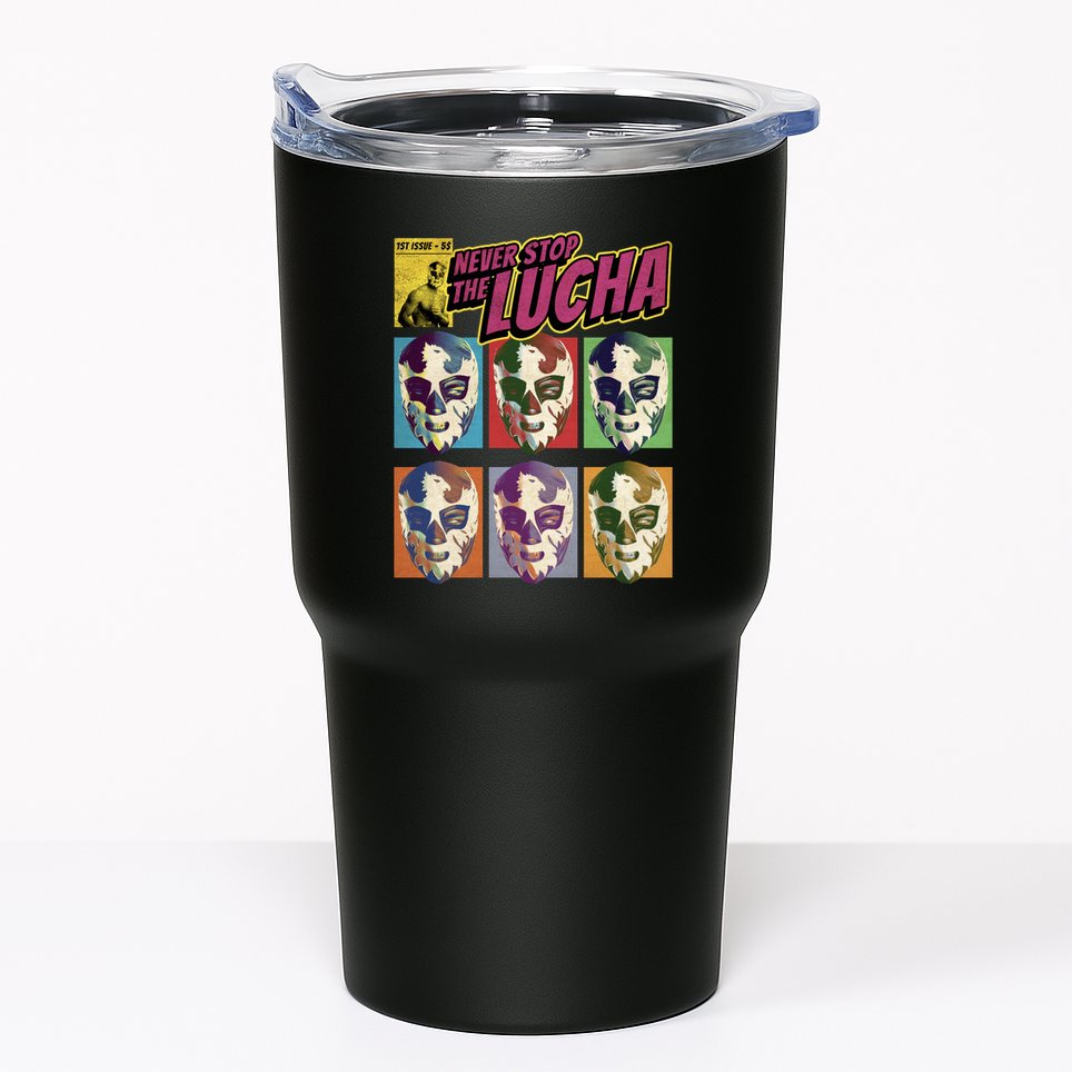 Mexican Lucha Wrestling Tumbler