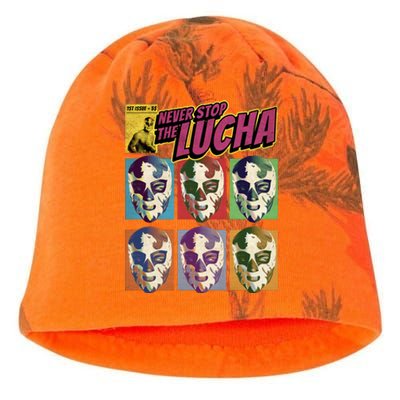 Mexican Lucha Wrestling Kati - Camo Knit Beanie