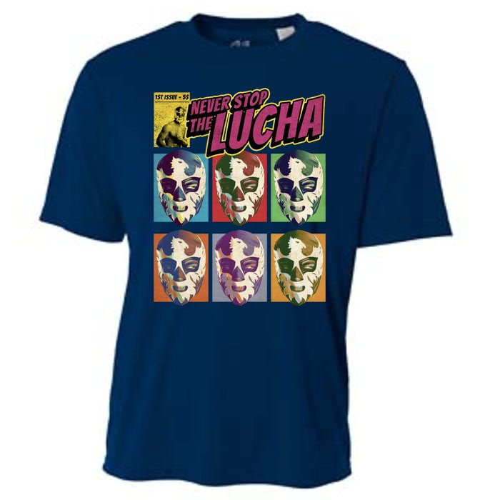 Mexican Lucha Wrestling Cooling Performance Crew T-Shirt