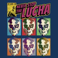 Mexican Lucha Wrestling 7-Panel Snapback Hat