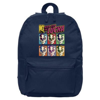 Mexican Lucha Wrestling 16 in Basic Backpack