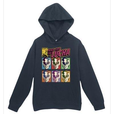 Mexican Lucha Wrestling Urban Pullover Hoodie