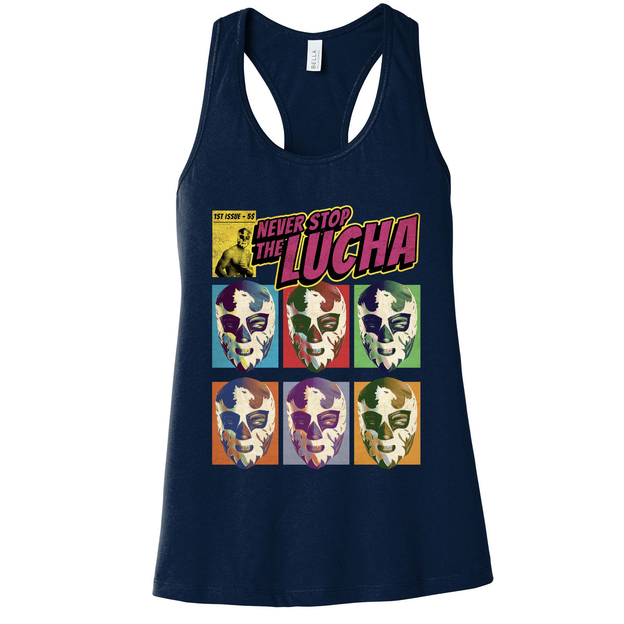 Mexican Lucha Wrestling Womens Tank Top