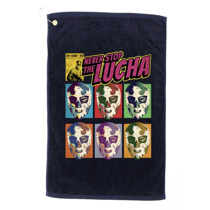 Mexican Lucha Wrestling Platinum Collection Golf Towel