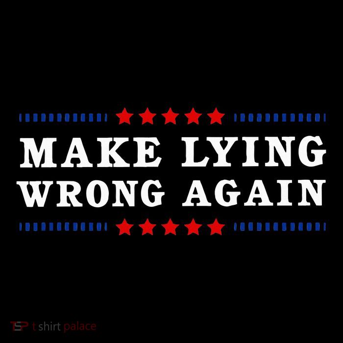 Make Lying Wrong Again Anti Trump Metallic Star Ornament