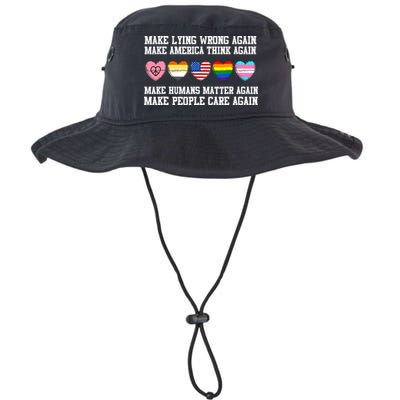 Make Lying Wrong Again Humans Rights Apparel Legacy Cool Fit Booney Bucket Hat