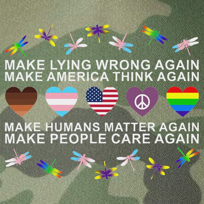 Make Lying Wrong Again Human’S Rights Apparel Legacy Tie Dye Trucker Hat