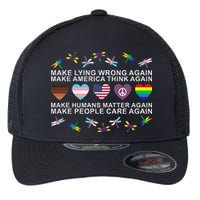 Make Lying Wrong Again Human’S Rights Apparel Flexfit Unipanel Trucker Cap