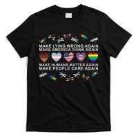 Make Lying Wrong Again Human’S Rights Apparel T-Shirt