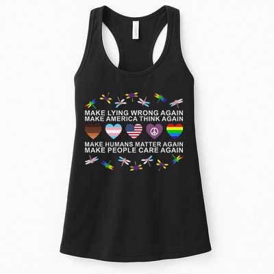 Make Lying Wrong Again Human’S Rights Apparel Womens Tank Top