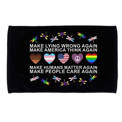 Make Lying Wrong Again Human’S Rights Apparel Microfiber Hand Towel