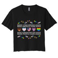 Make Lying Wrong Again Human’S Rights Apparel Crop Top