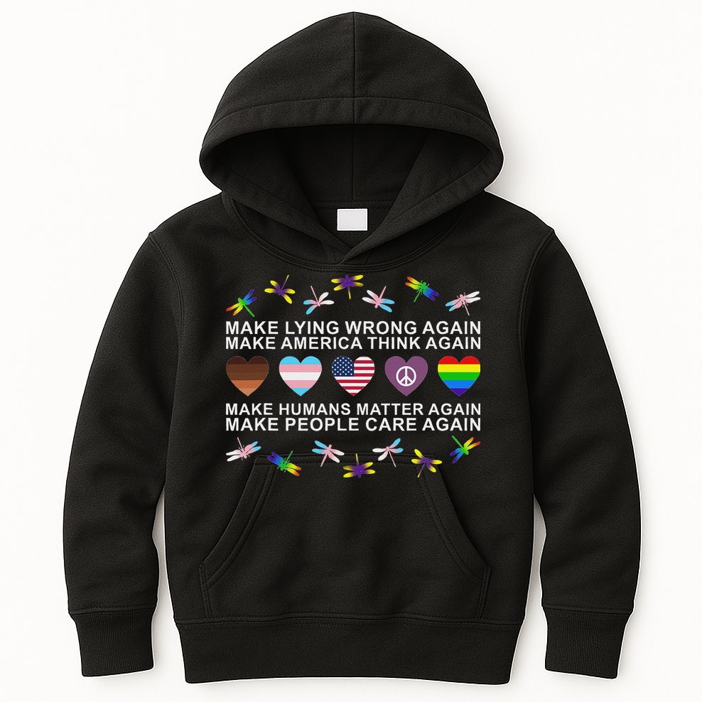 Make Lying Wrong Again Human’S Rights Apparel Kids Hoodie
