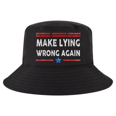 Make Lying Wrong Again Cool Comfort Performance Bucket Hat