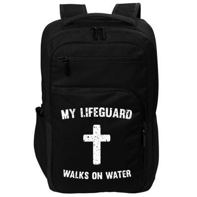 My Lifeguard Walks On Water Impact Tech Backpack