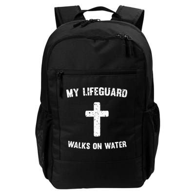 My Lifeguard Walks On Water Backpack