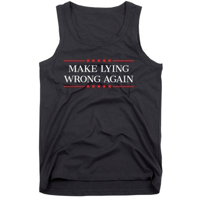 Make Lying Wrong Again Tank Top