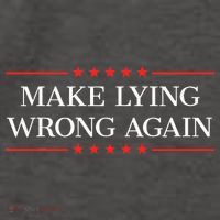 Make Lying Wrong Again Vector Backpack