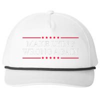 Make Lying Wrong Again Political Election Snapback Five-Panel Rope Hat