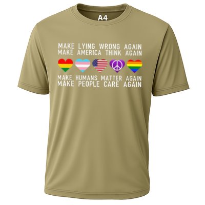 Make Lying Wrong Again Human Rights Sarcastic Statement Performance Shirt