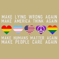 Make Lying Wrong Again Human Rights Sarcastic Statement Hoodie