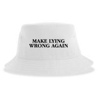 Make Lying Wrong Again Sustainable Bucket Hat