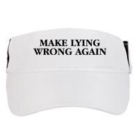 Make Lying Wrong Again Adult Drive Performance Visor