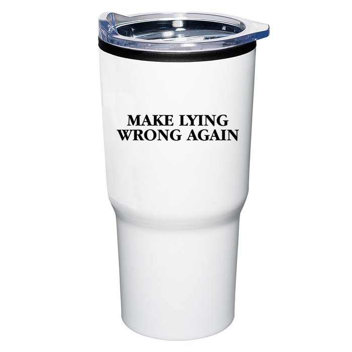 Make Lying Wrong Again Tumbler