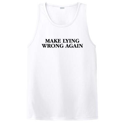 Make Lying Wrong Again PosiCharge Competitor Tank