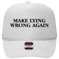 Make Lying Wrong Again Hat